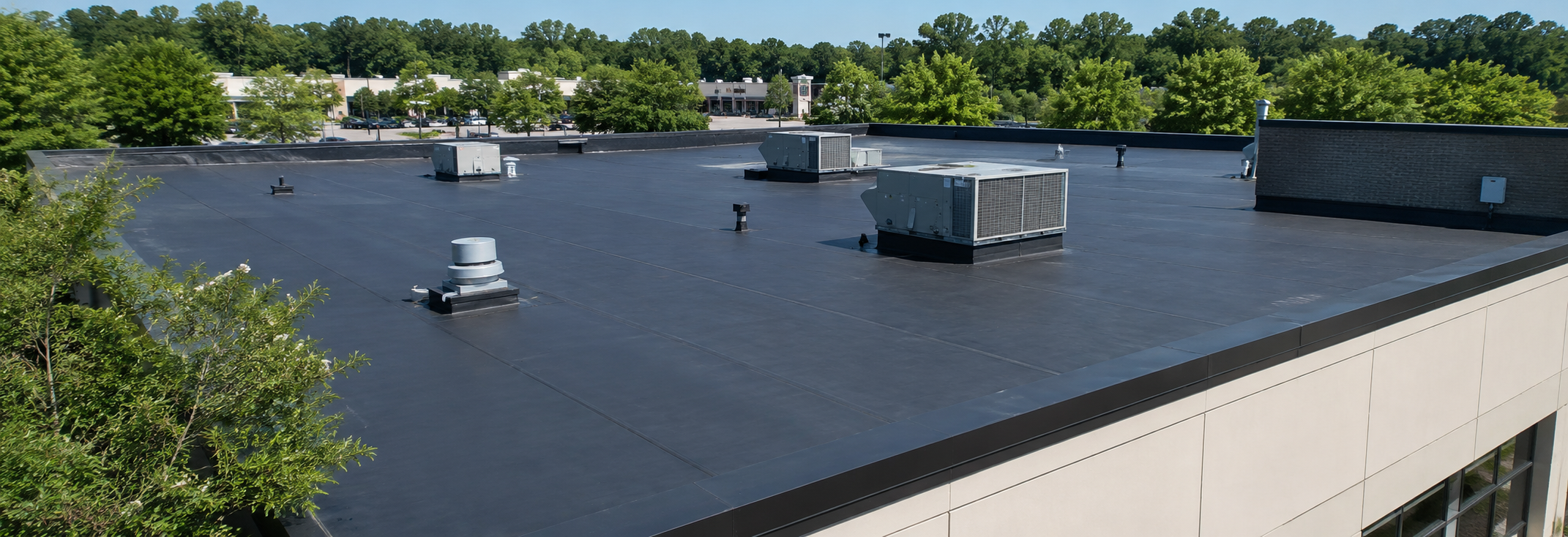 EPDM rubber roofing — commercial roofing Peachtree City GA